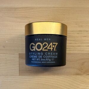 GO247 Styling Cream for Men - Black and Gold